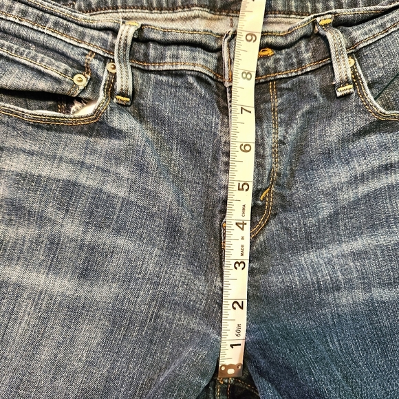 ⚘️HP⚘️LEVI'S 505 Womens Straight Leg Jeans Size 8 Short 30" Waist - Picture 9 of 10